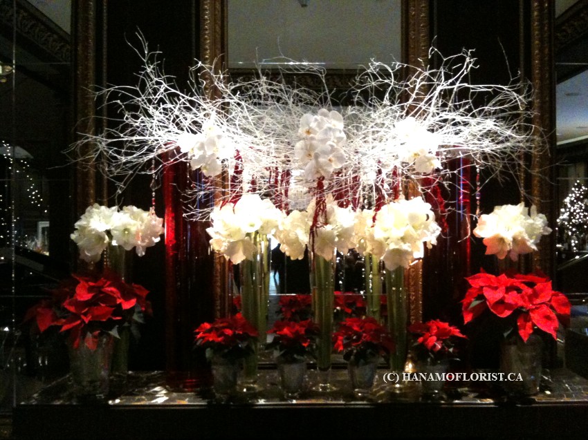 CMAS1122 Hotel Lobby Christmas Arrangement Dispray