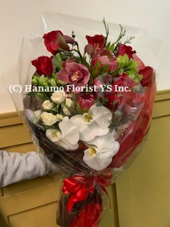 HAND219 Designer's Hand-tied Bouquet Premium - Click Image to Close