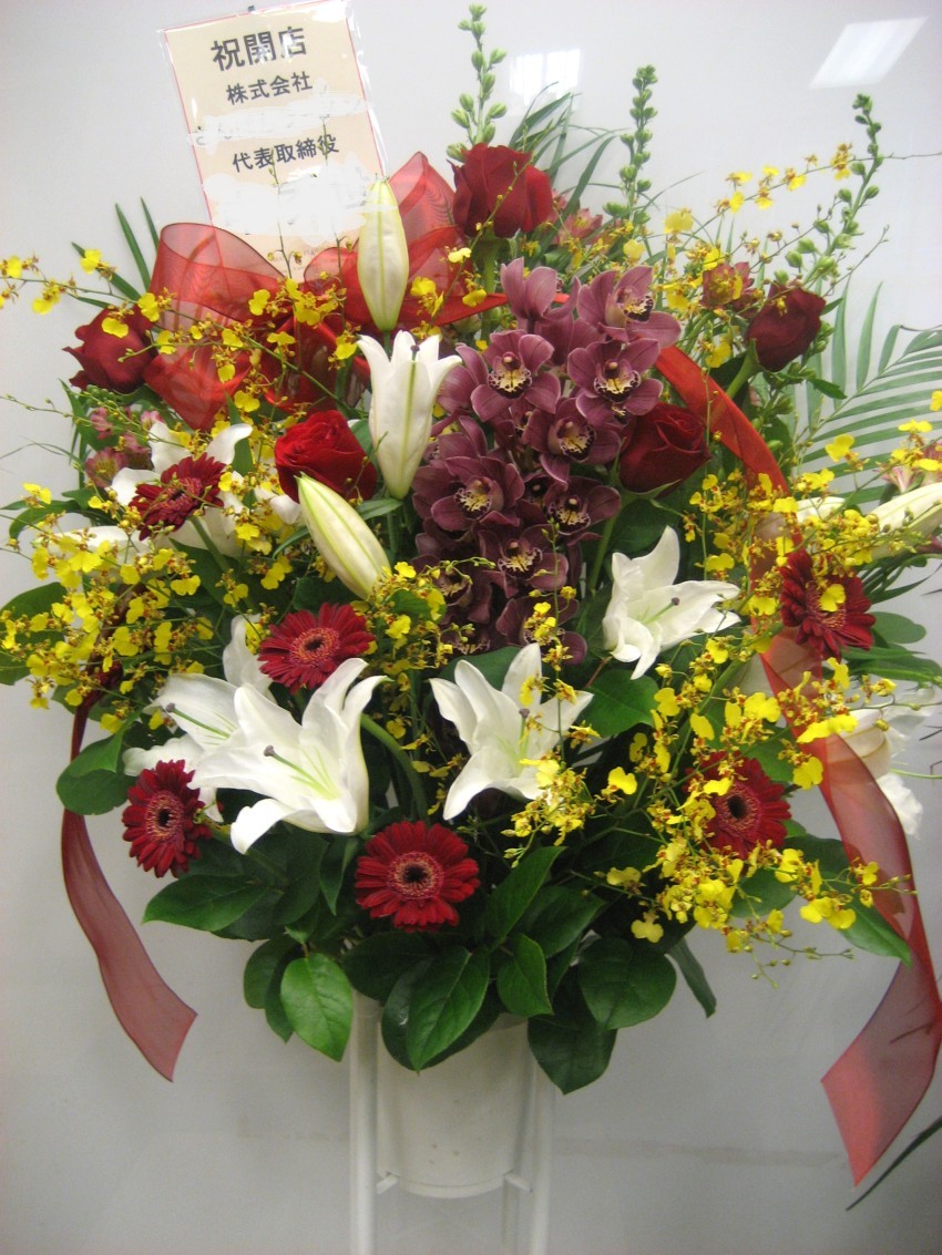 CONG006 Premium Seasonal Single Stand Flower (Rental) - Click Image to Close
