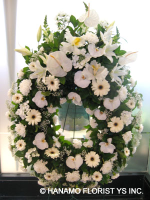 Vancouver Flower Delivery on All White Symp008 280 00 Hanamo Florist Online Store Vancouver