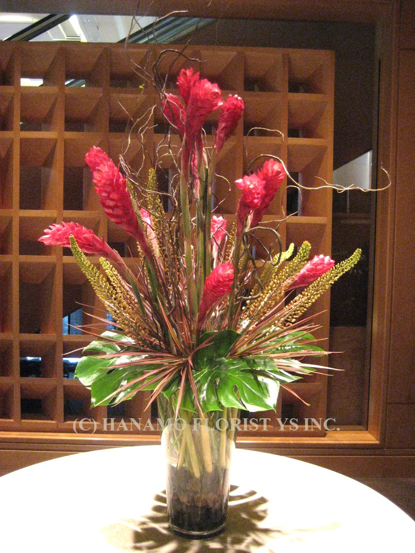 LOBB005 Gingers & Eremurus Lobby Arrangement