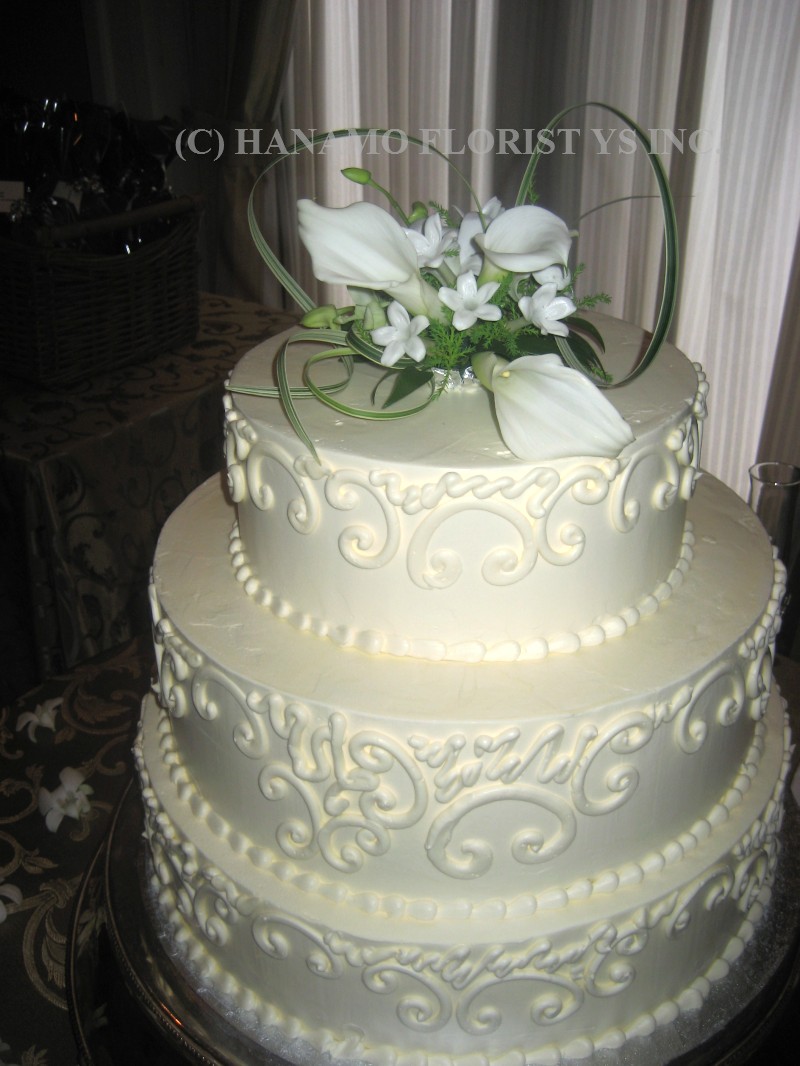 WEDO039B Calla Cake Topper for 6 inch cake top