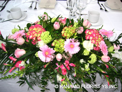 TABL003 Wedding Head Table arrangement